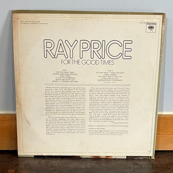 Lot of 6 Vtg LPs: Eddy Arnold/Bobby Vinton/Ray Price/Dean Martin/Mitch Miller - Picture 9 of 14